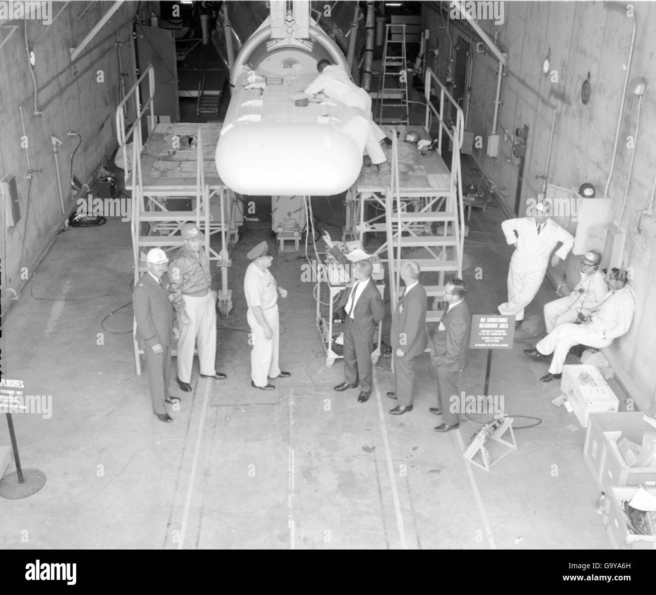 Image from the Atlas Negative Collection depicting an Atlas missile ...
