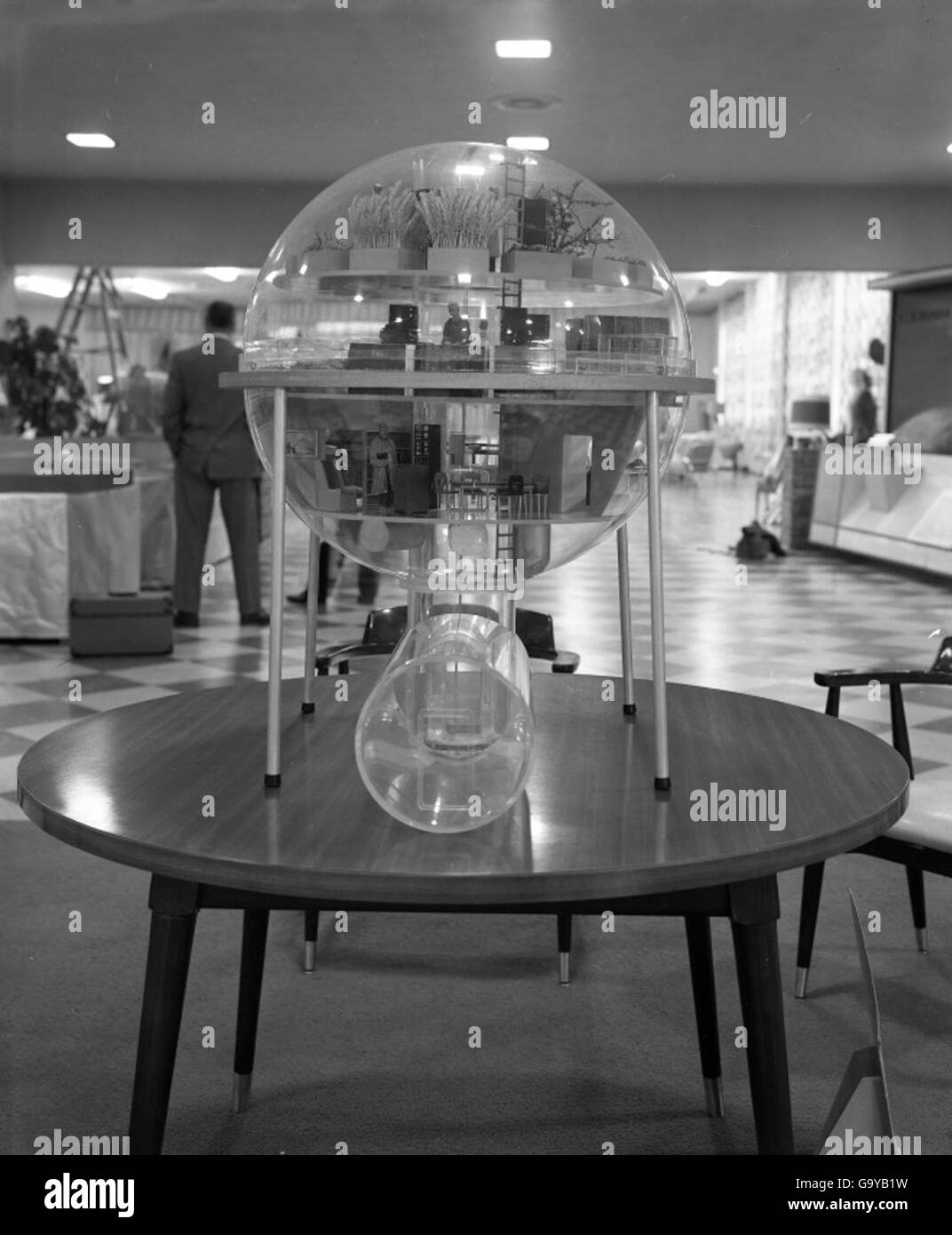 This image from the Atlas Negative Collection captures an early test of ...