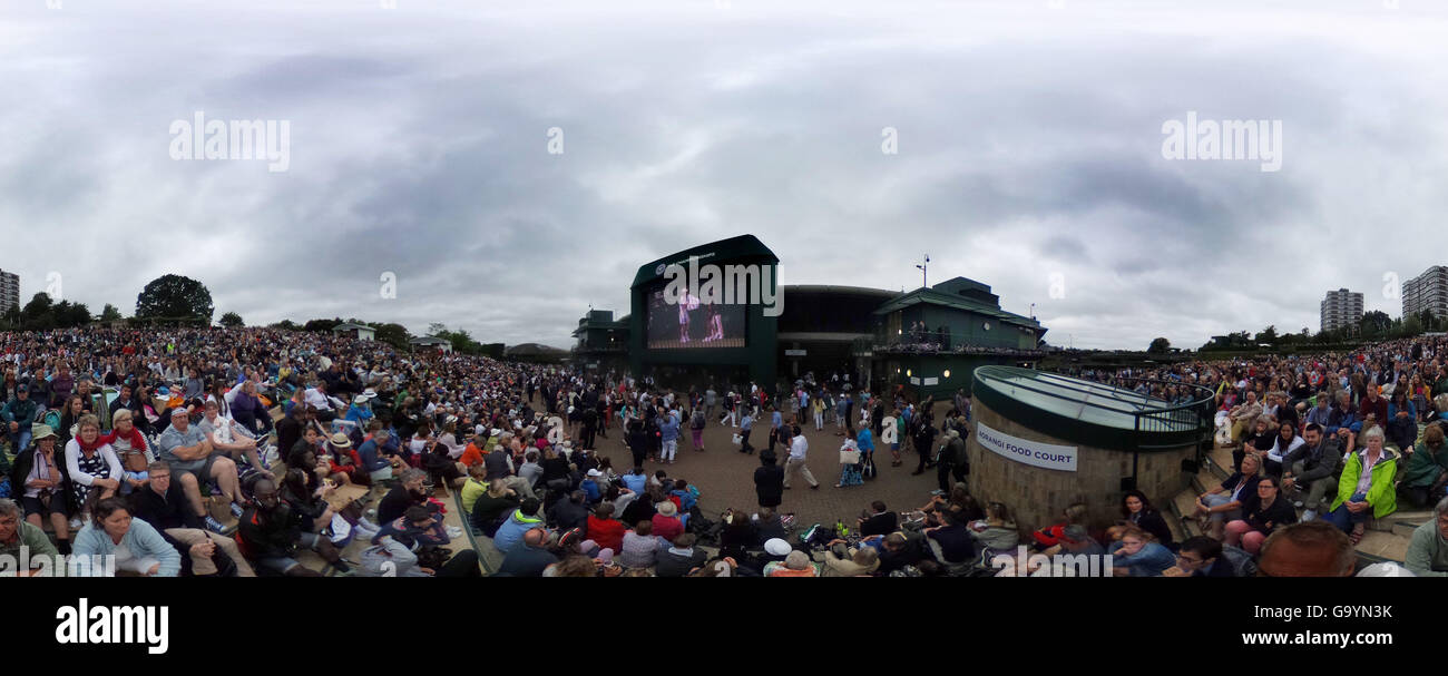 London, UK. 4th July, 2016. AELTC Tennis Championships at Wimbledon ...