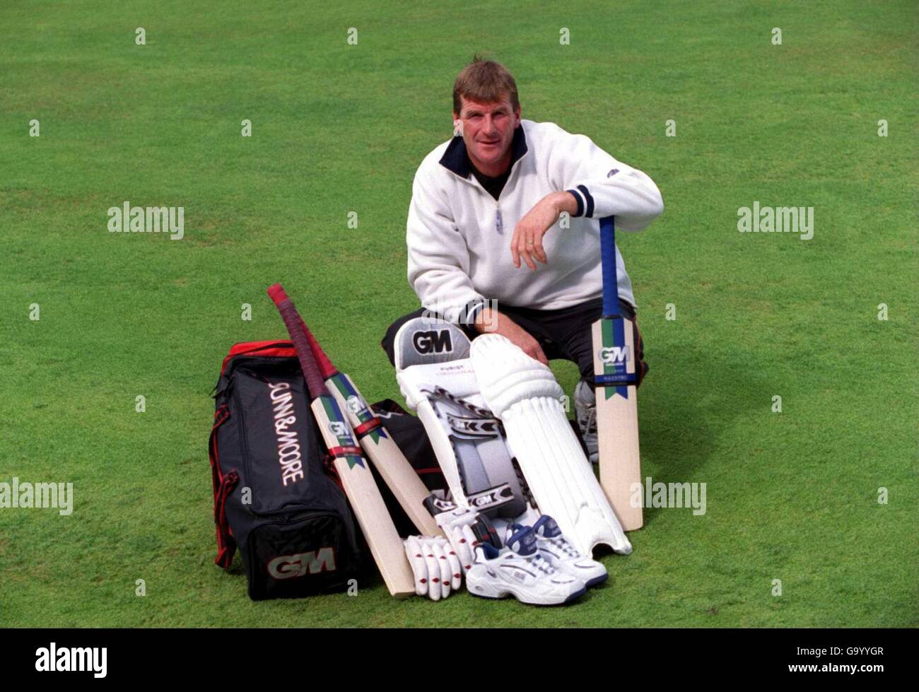 Cricket Gunn and Moore Feature Stock Photo Alamy