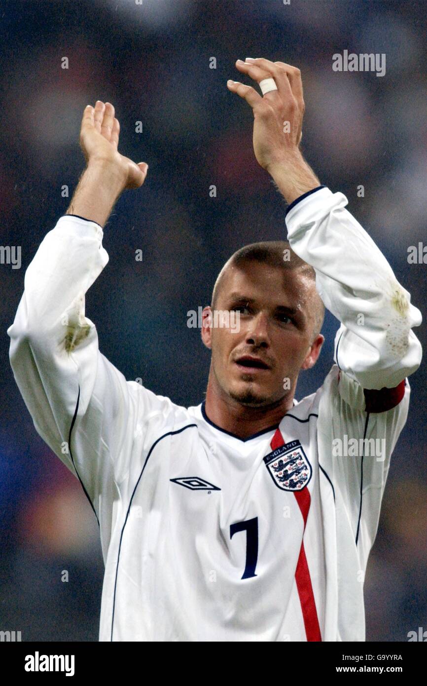 David Clapping Sport football clapping david beckham hi-res stock photography and ...