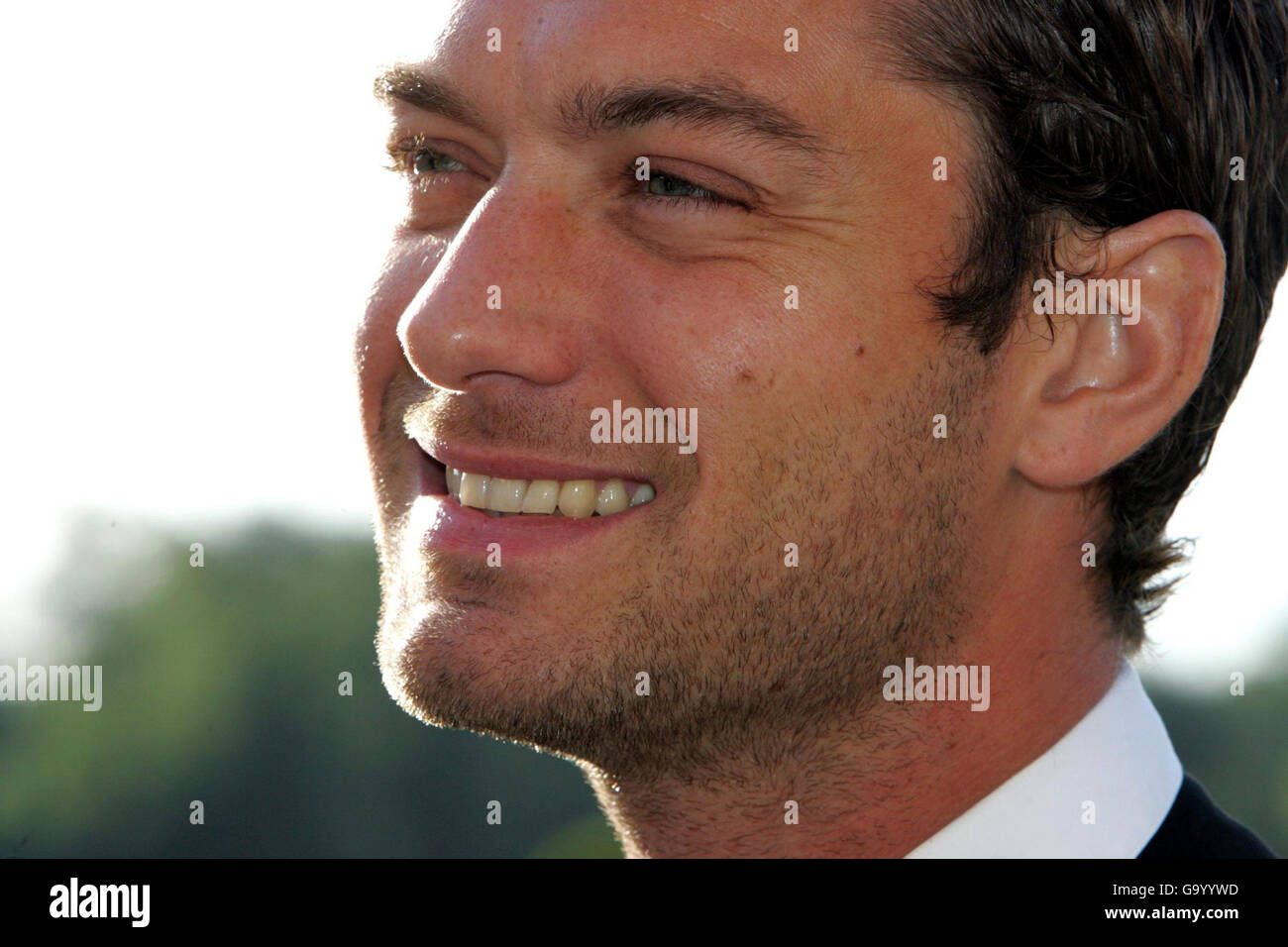 The Make a Wish Foundation annual ball. Film star Jude Law during the Make a Wish Foundation annual ball at Blenheim Palace, Oxfordshire. Stock Photo