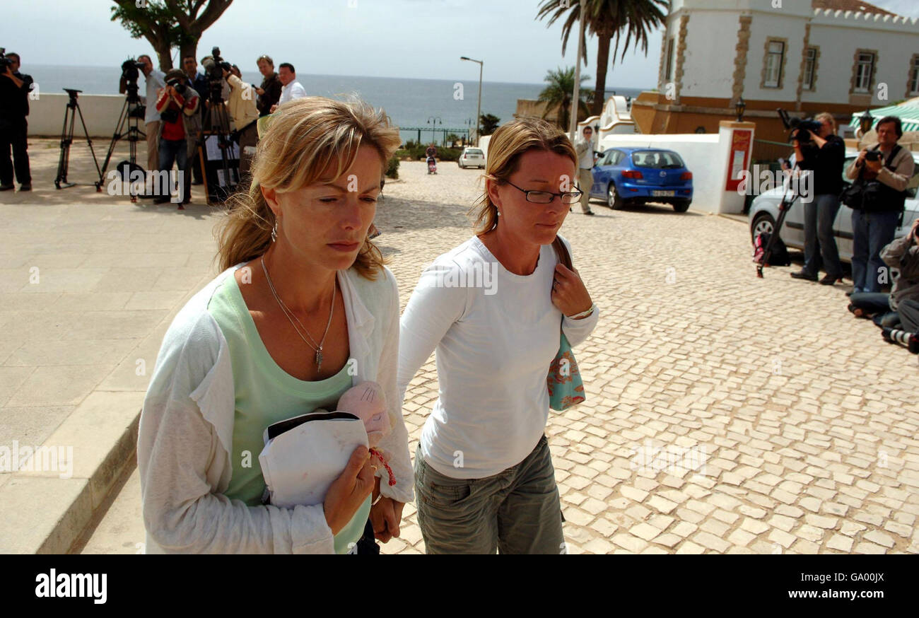 Girl missing in Algarve. Kate McCann and a friend, walk from the local