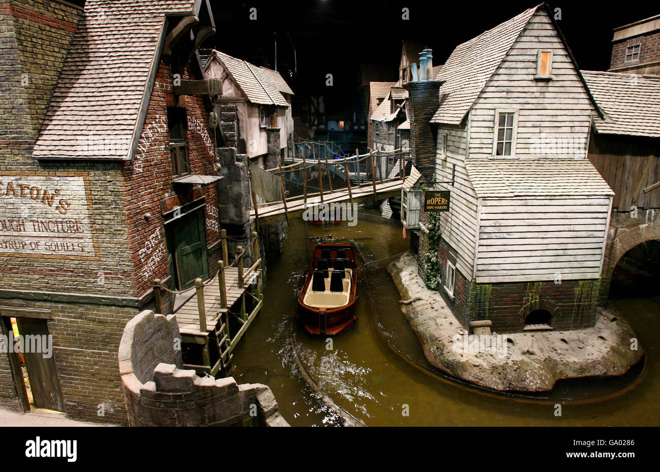 Dickens World at Chatham in Kent, which is due to open this week. Stock Photo