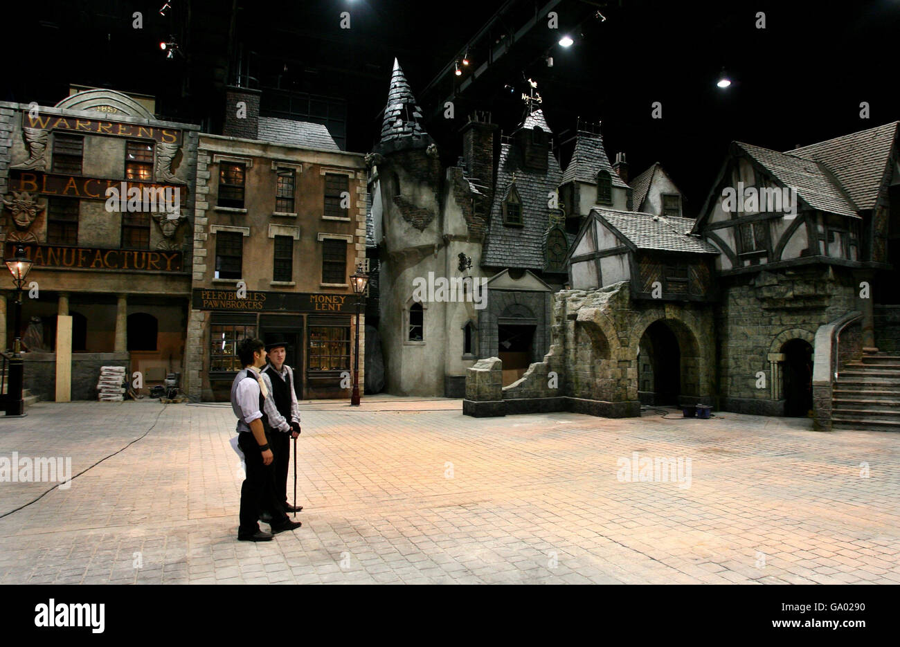 Dickens World at Chatham in Kent, which is due to open this week. Stock Photo
