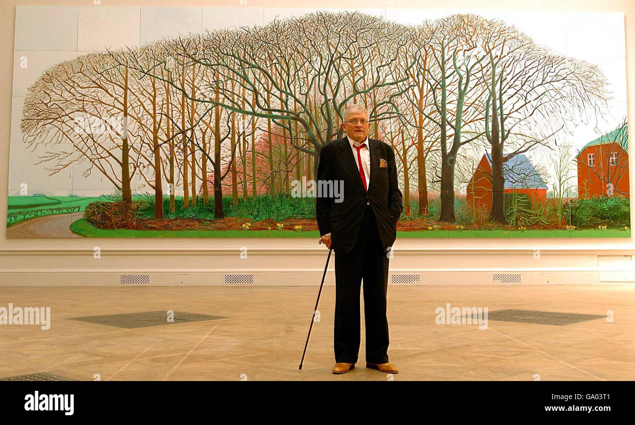 World-famous Bradford artist David Hockney unveils his Bigger