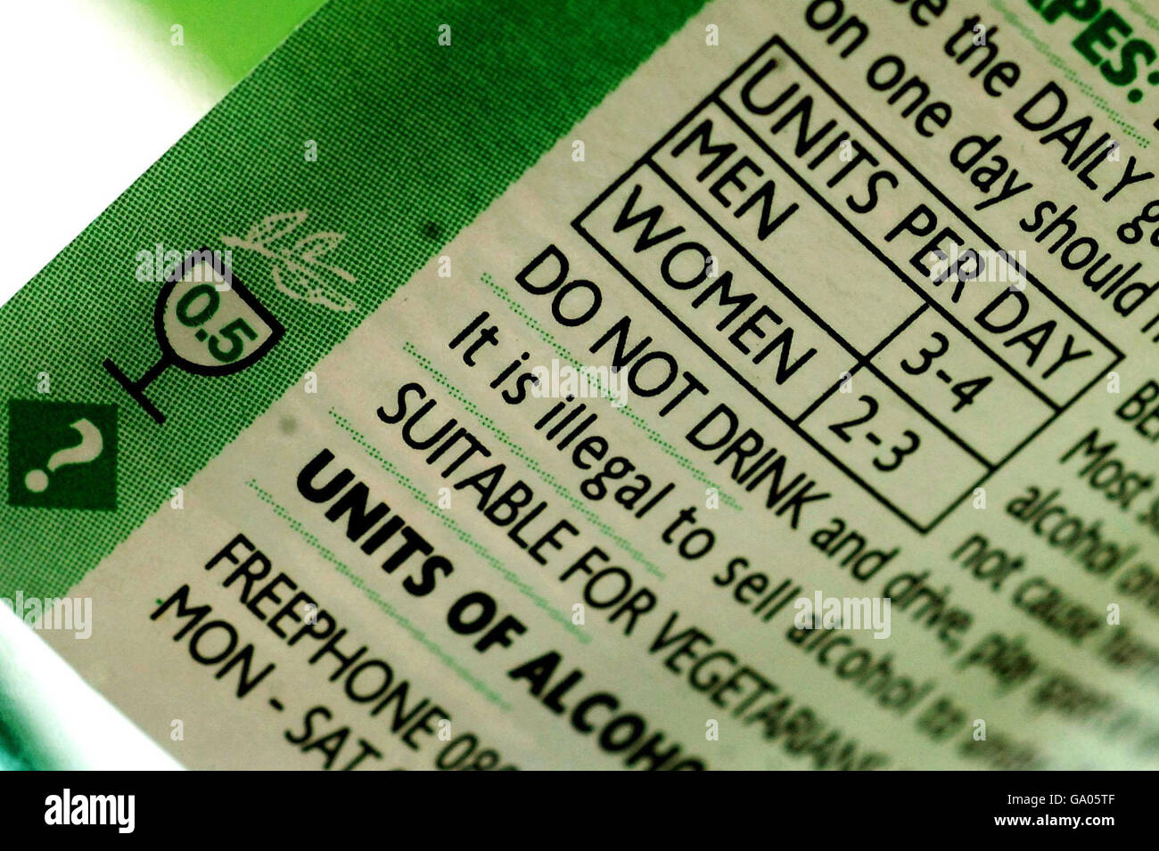 Government Warning Label For Alcohol Label Ideas