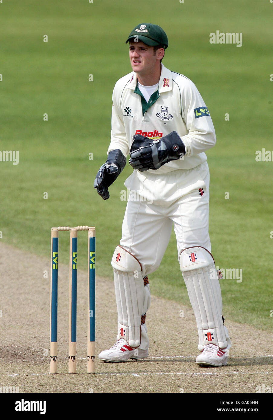 Cricket - Liverpool Victoria County Championship Division One - Worcestershire v Sussex - Day Two - County Cricket Ground. Worcestershire's Steven Davies. PA Photo: David Davies. Stock Photo