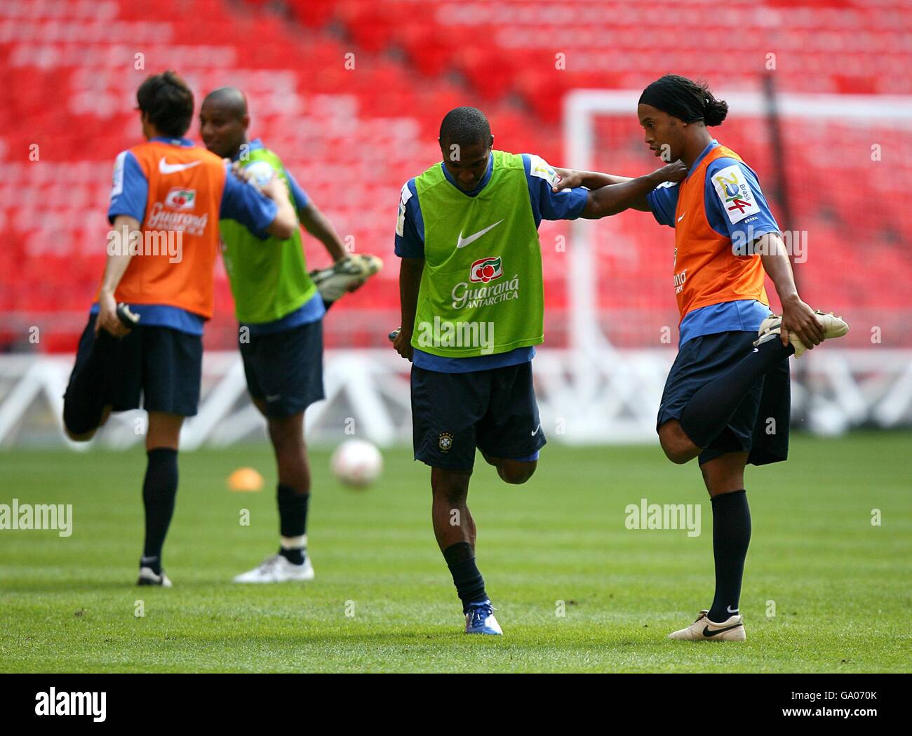 Soccer International Friendly England v Brazil Brazil Training