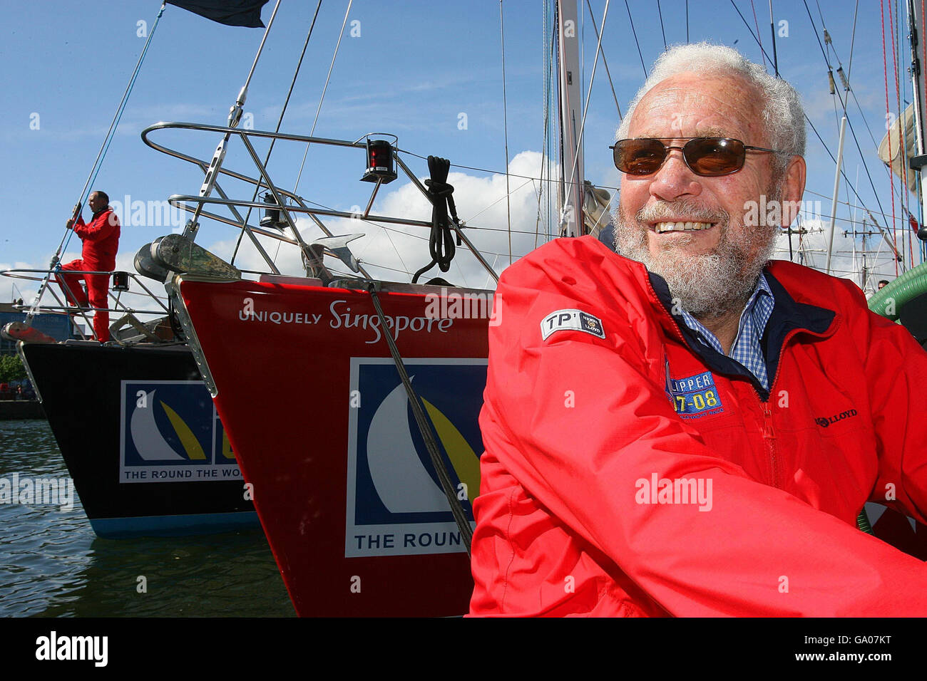 Sir Robin KnoxJohnston in Dublin Stock Photo Alamy