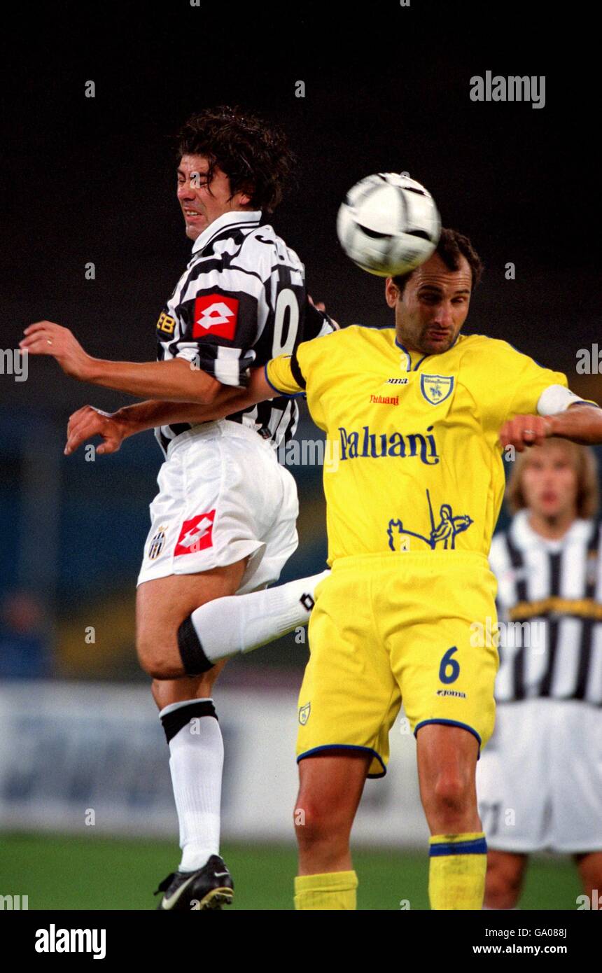 Italian Soccer - Serie A - Juventus v Chievo Verona Stock Photo