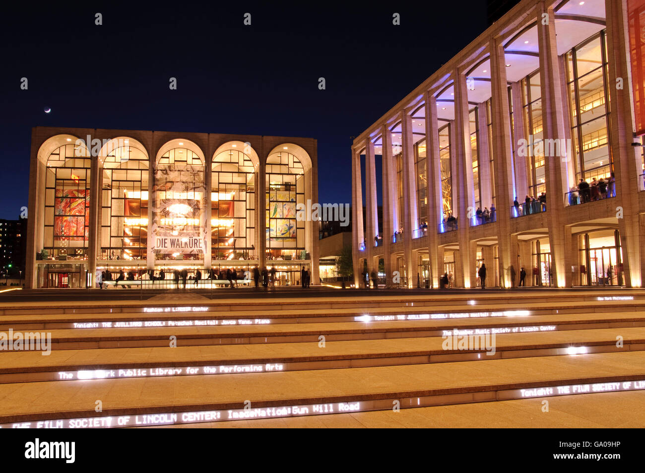 The renovated Lincoln Center for the Performing Arts, Broadway, New ...