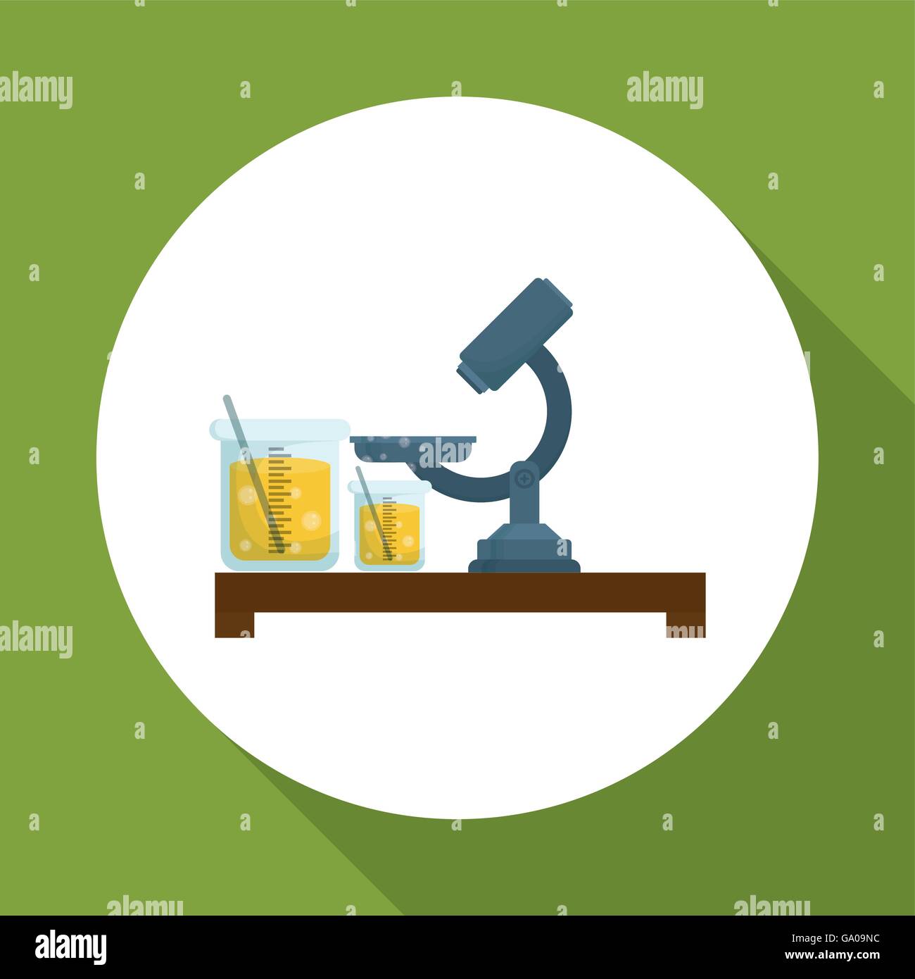 Science design. Research concept. Chemistry illustration Stock Vector ...