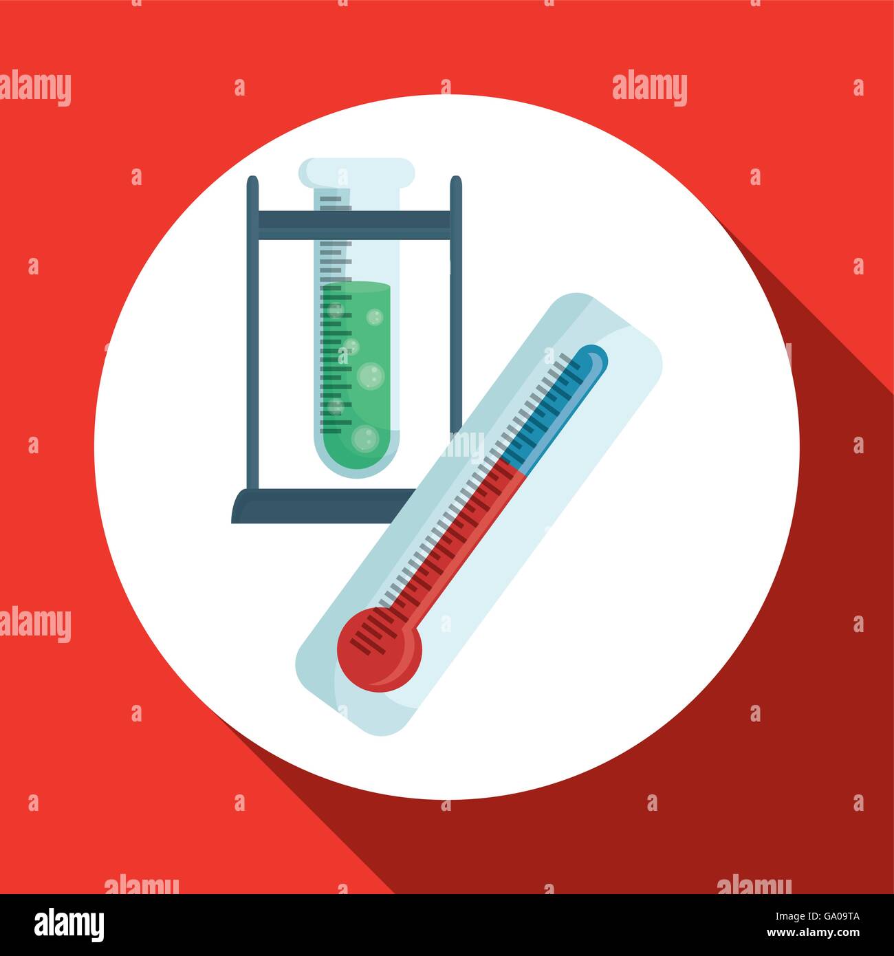 Science design. Research concept. Chemistry illustration Stock Vector ...