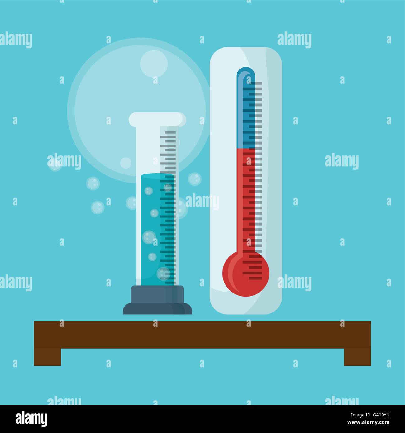 Science design. Research concept. Chemistry illustration Stock Vector ...