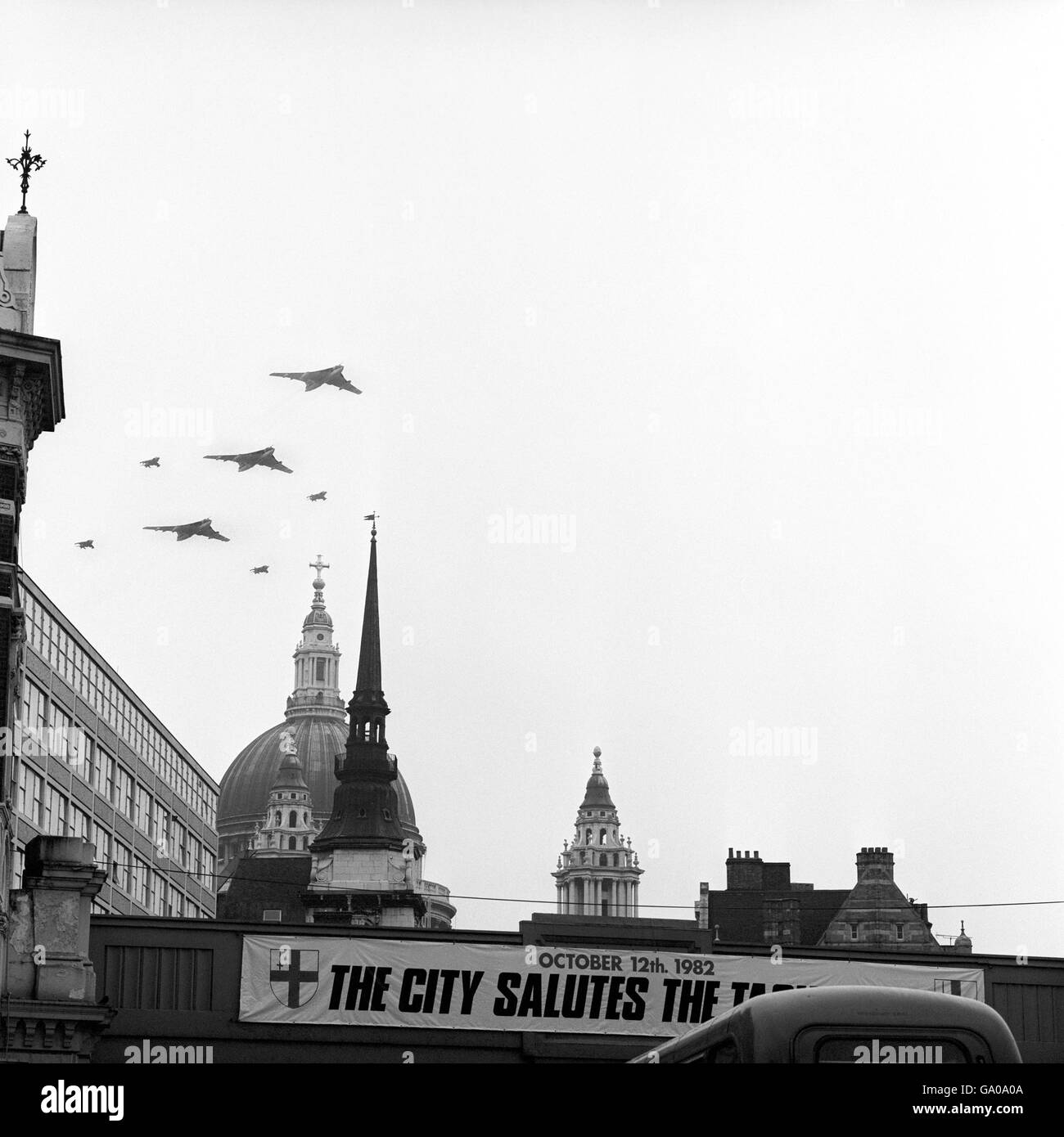FALKLANDS VICTORY PARADE THROUGH THE CITY Stock Photo Alamy