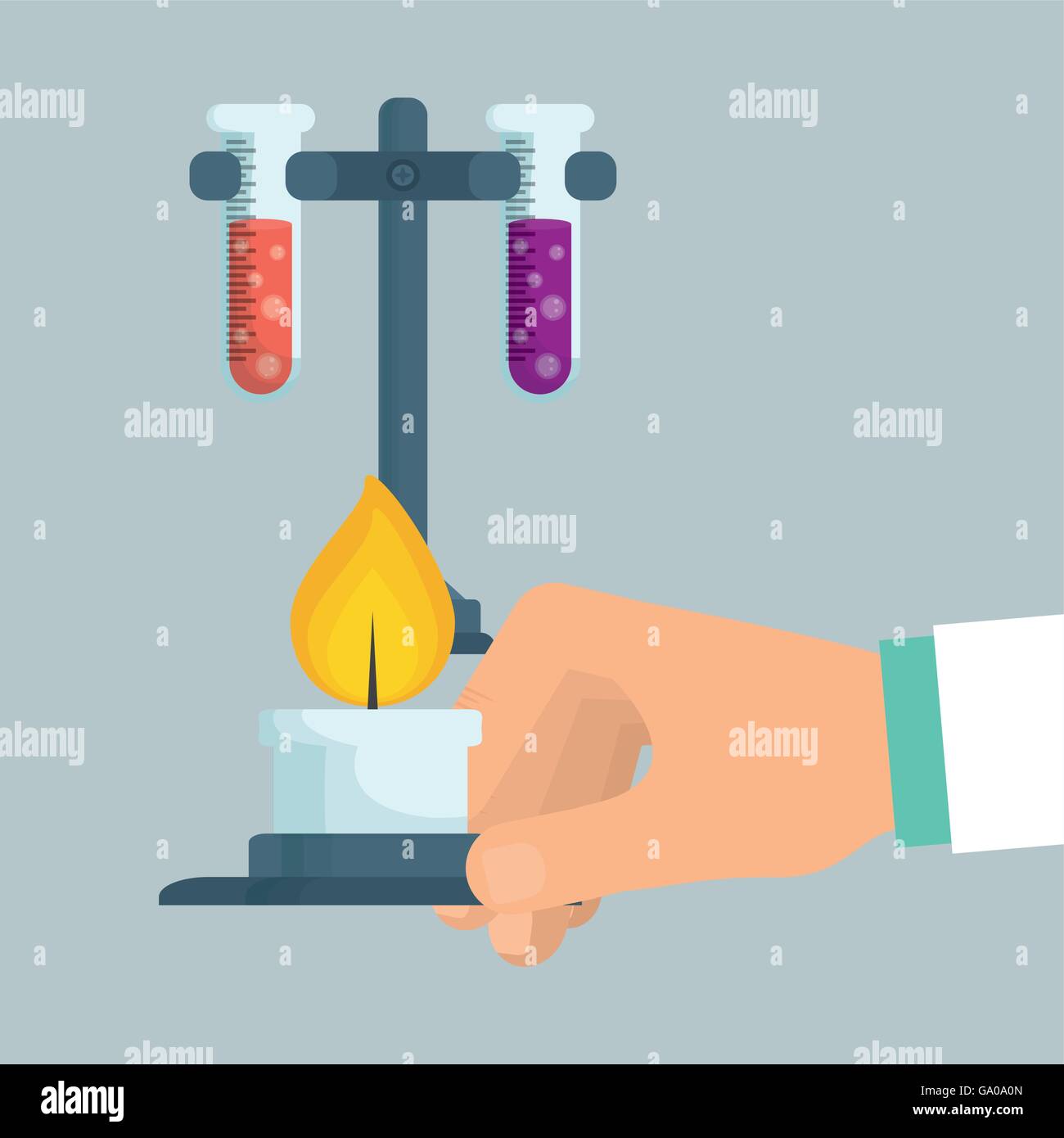 Science design. Research concept. Chemistry illustration Stock Vector ...