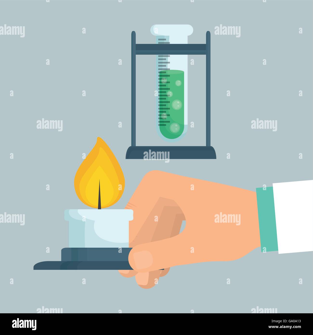 Science design. Research concept. Chemistry illustration Stock Vector ...