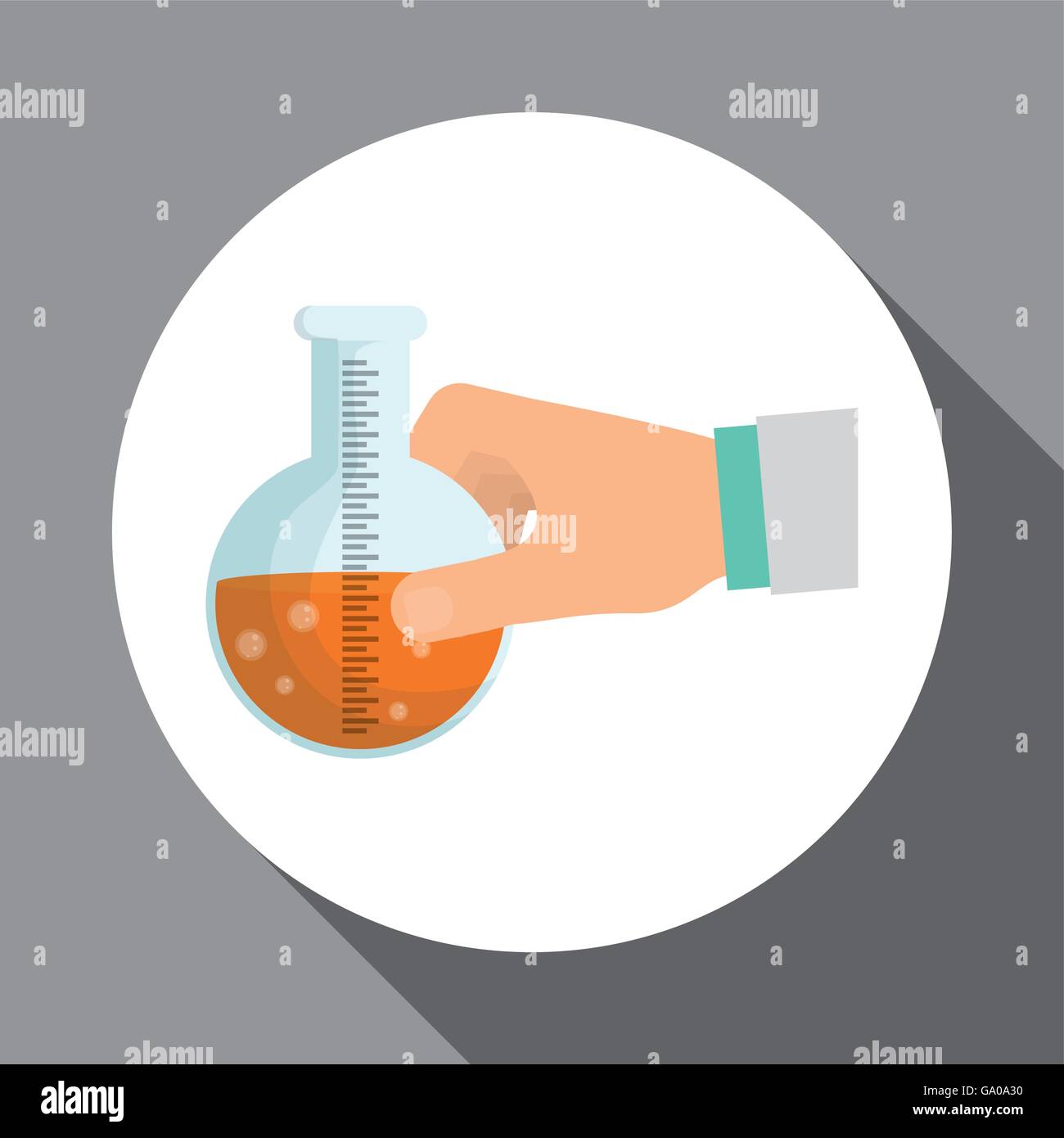 Science design. Research concept. Chemistry illustration Stock Vector ...