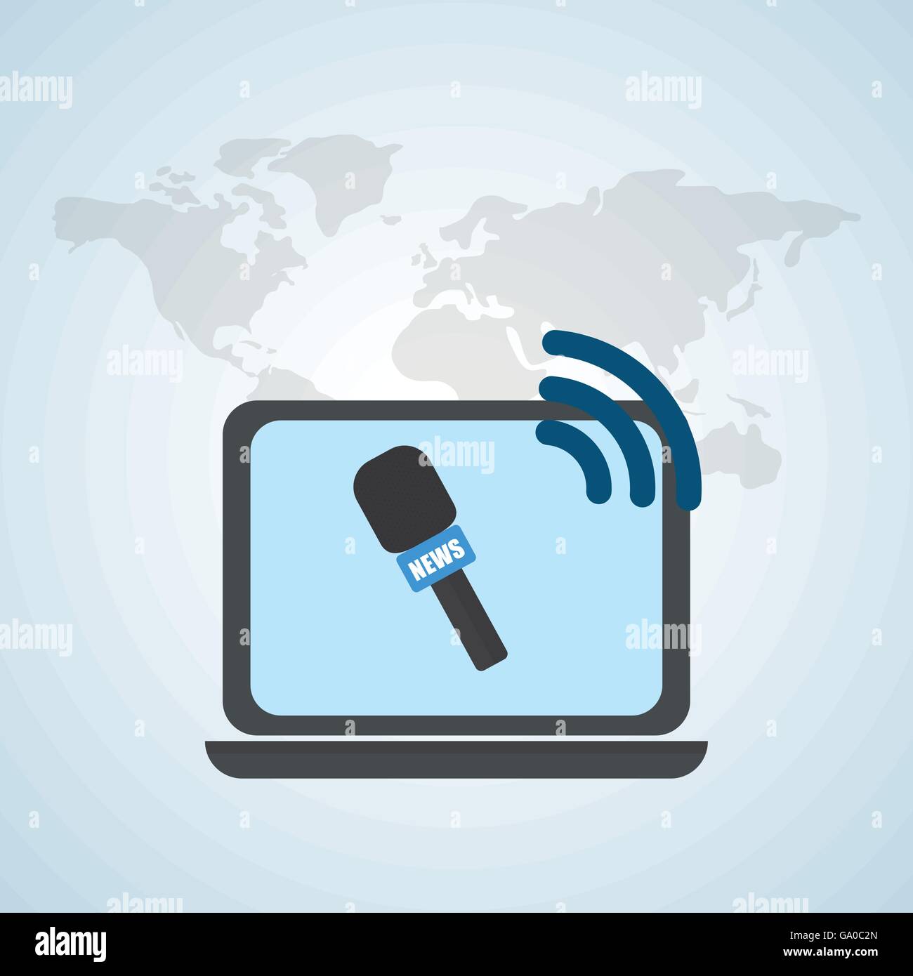 News design. Broadcasting concept. communication icon Stock Vector ...