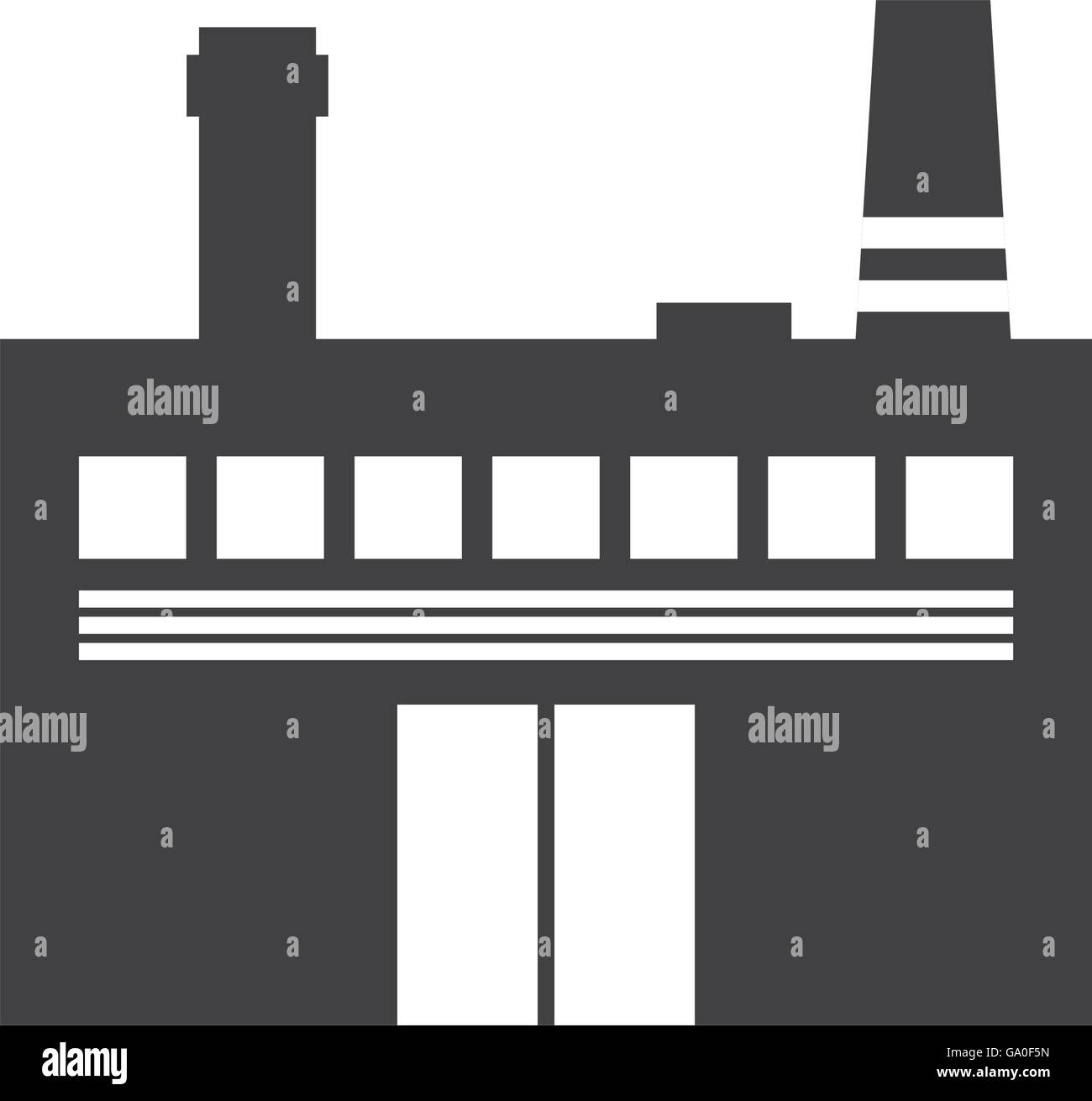 Building plant icon. Industry design. Vector graphic Stock Vector Image ...