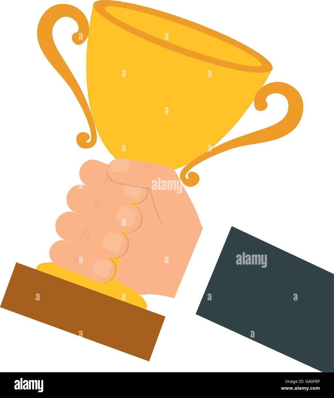 Trophy cup icon. Winner design. Vector graphic Stock Vector Image & Art ...