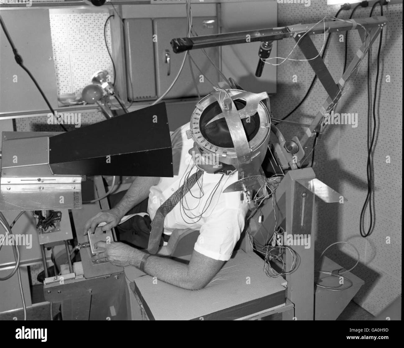 This image from the Atlas Negative Collection captures an early test of ...