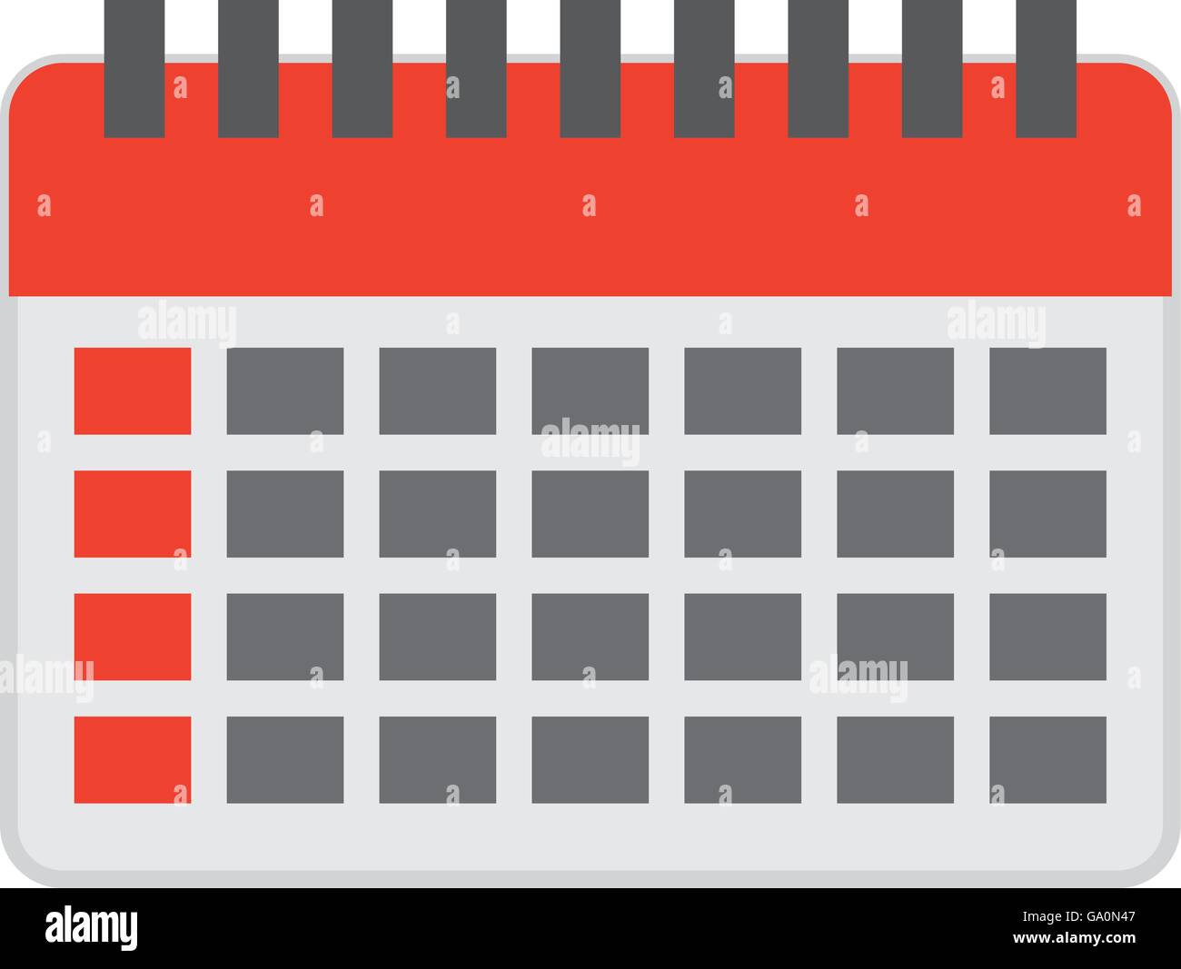 calendar reminder isolated icon design Stock Vector Image & Art - Alamy