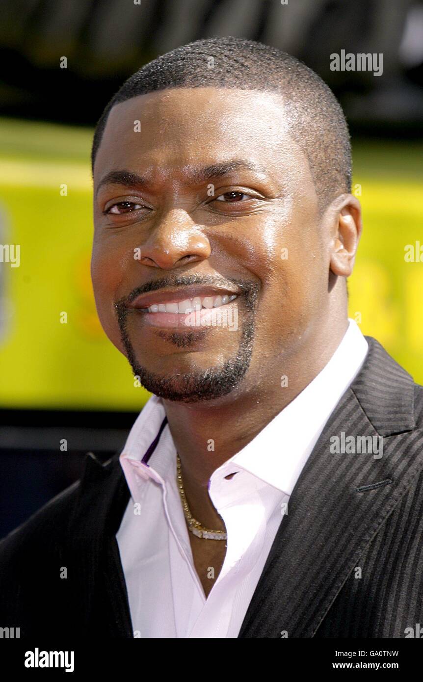 MTV Movie Awards 2007. Chris Tucker arrives for the 2007 MTV Movie awards at the Gibson Amphitheatre, Universal City, Los Angeles. Stock Photo