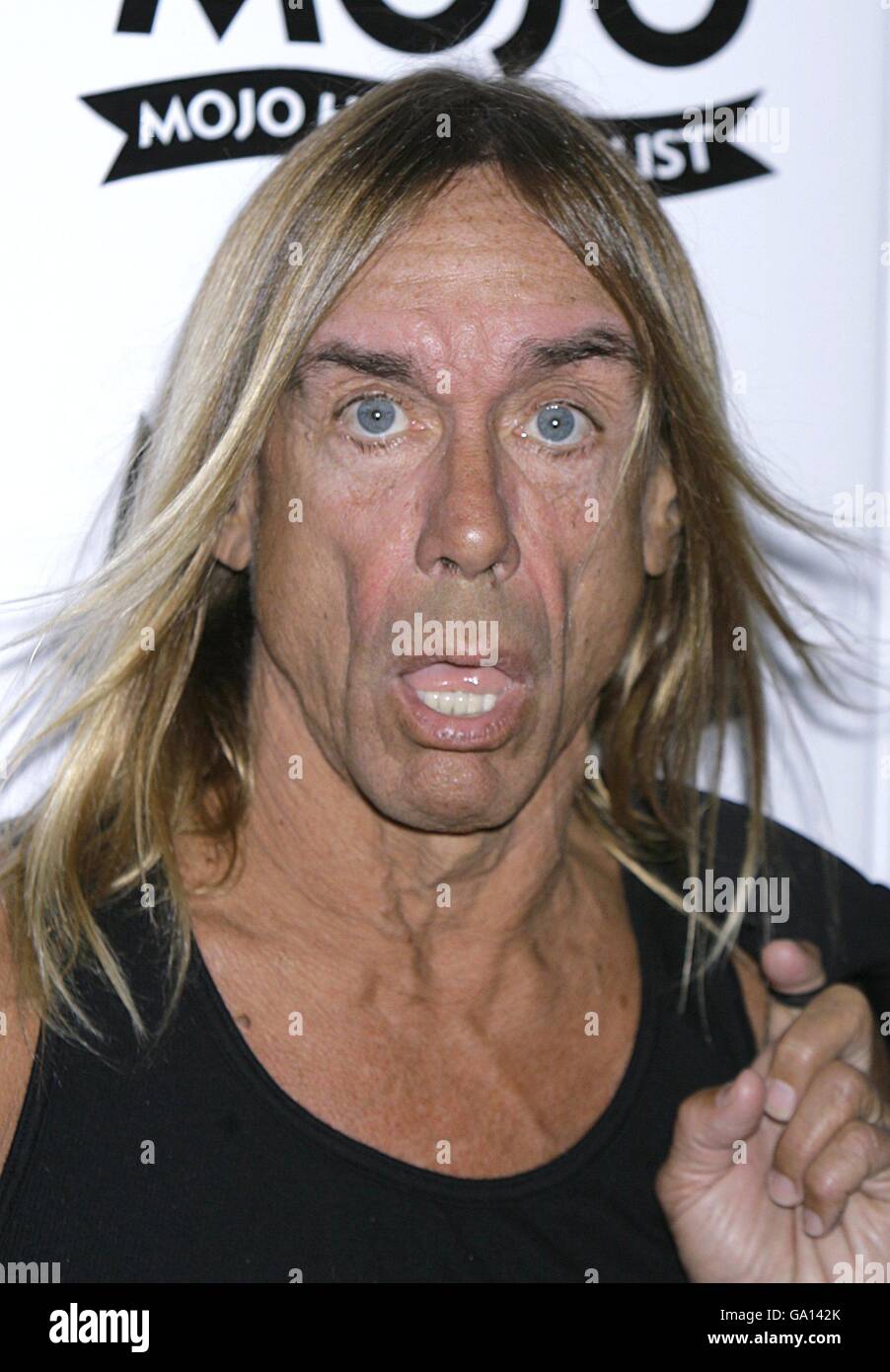 Iggy Pop arrives for the Mojo Honours List award ceremony at The Brewery, east London Stock