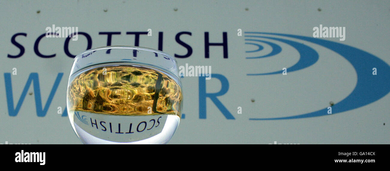 Scottish water logo hi-res stock photography and images - Alamy
