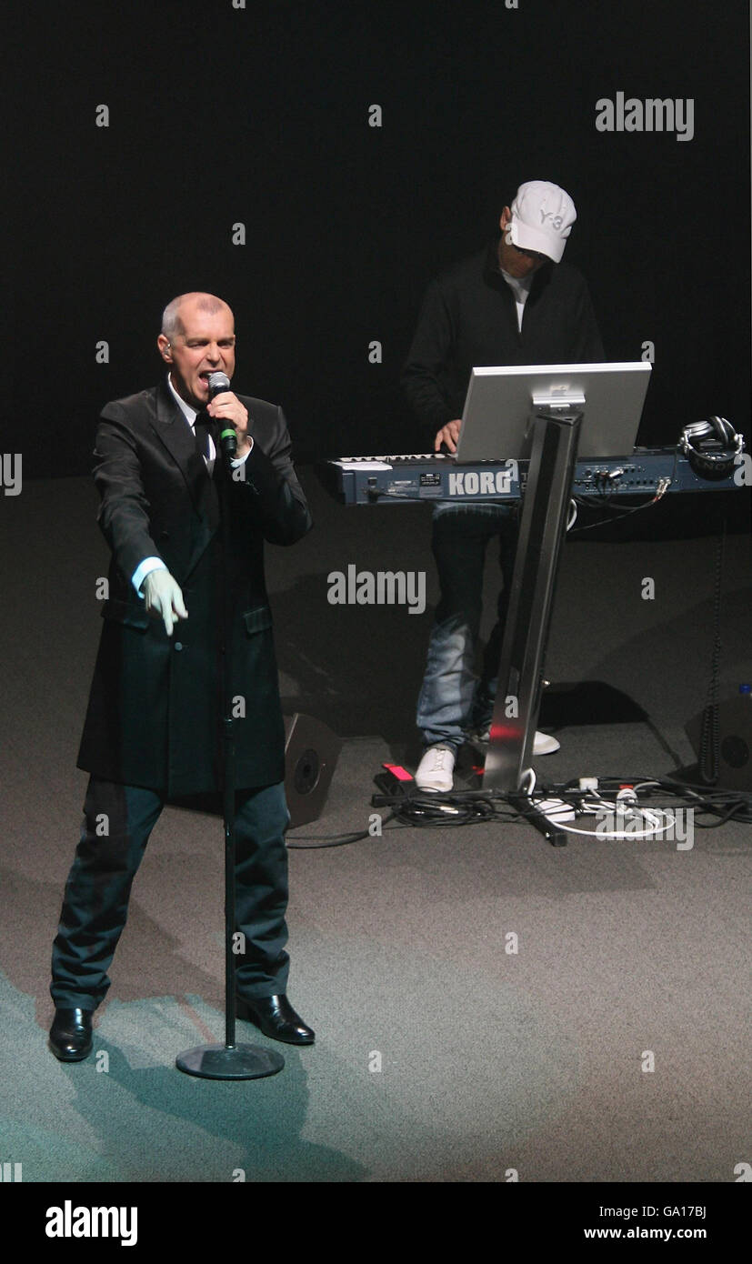 Pet Shop Boys perform at BBC Radio Theatre - London Stock Photo