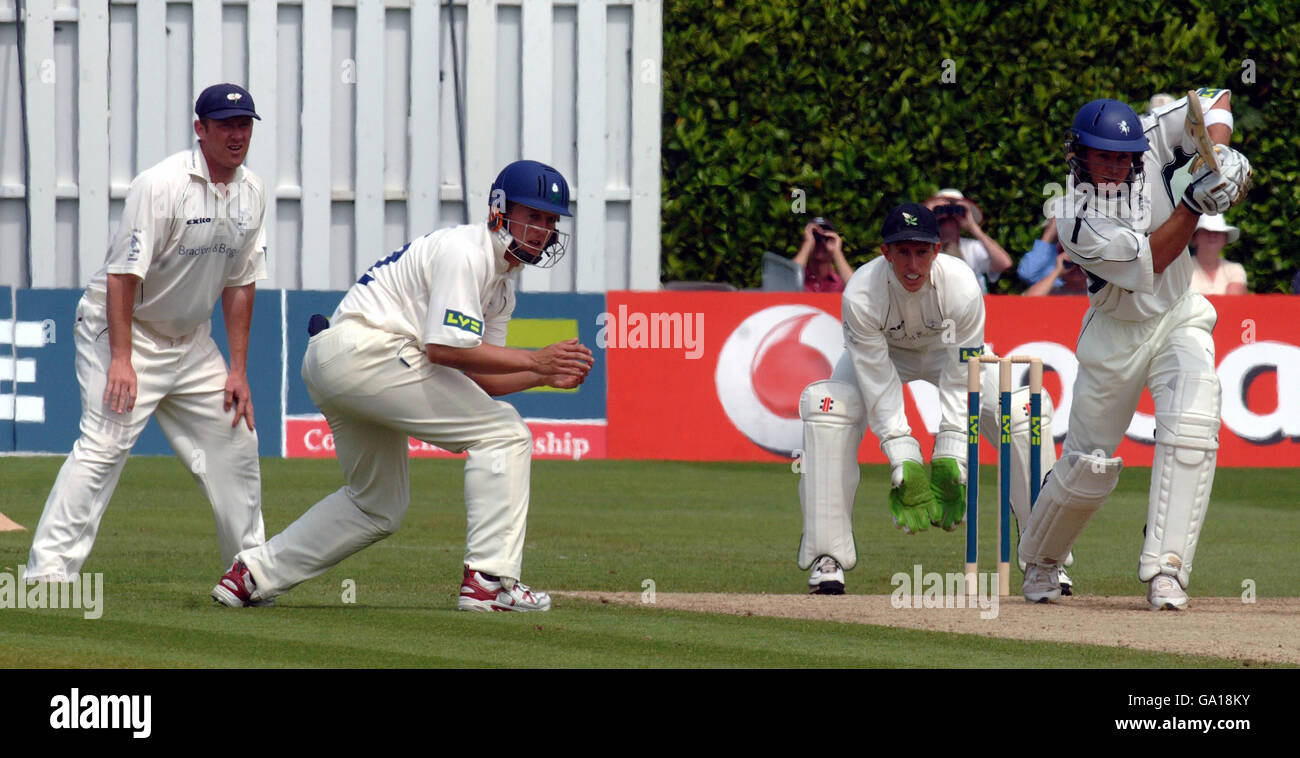Cricket - Liverpool Victoria Championship - Division One - Day Three - Kent Spitfires v Yorkshire Phoenix - St. Lawrence Cric... Stock Photo