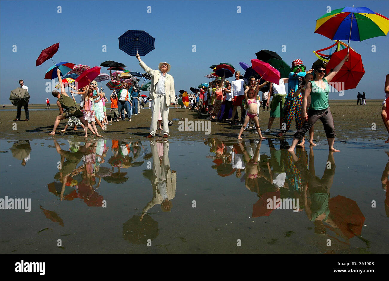 Umbrella Action Day Stock Photo Alamy