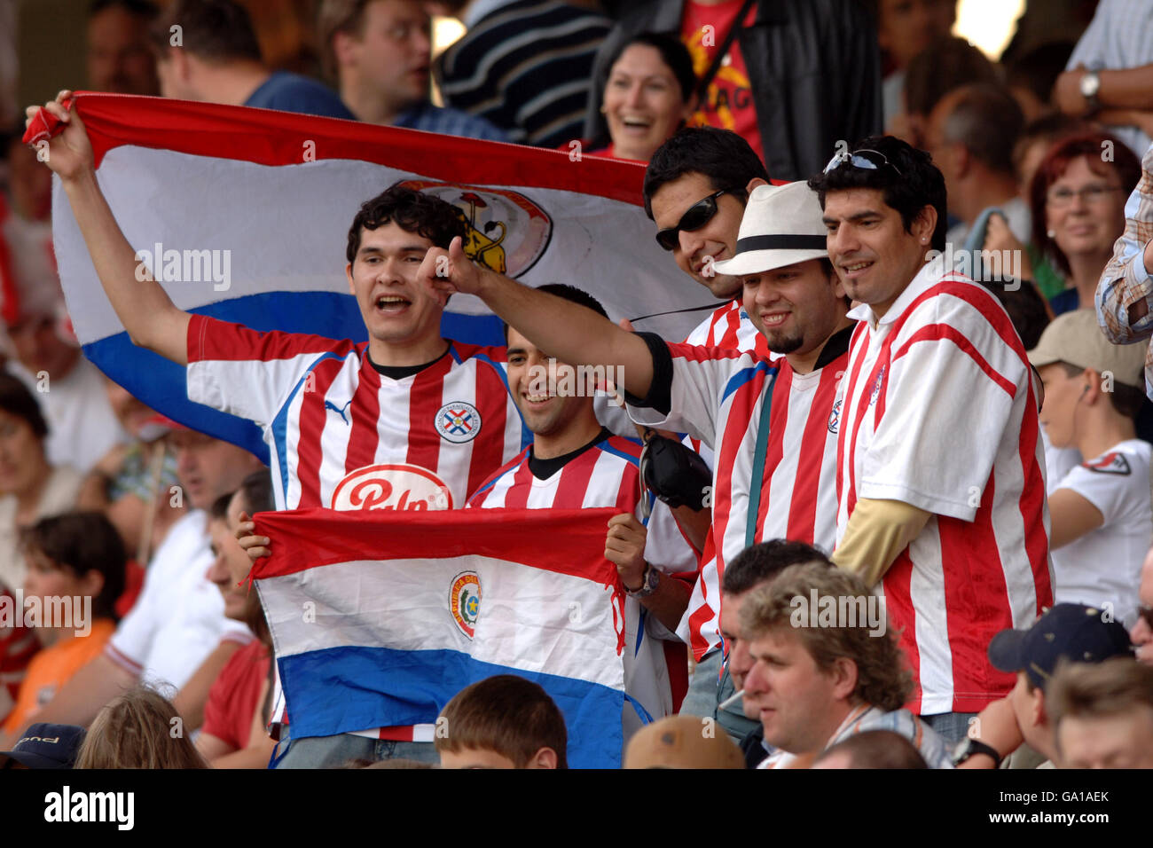 Soccer - International Friendly - Austria v Paraguay - Gerhard Hanappi Stadium Stock Photo