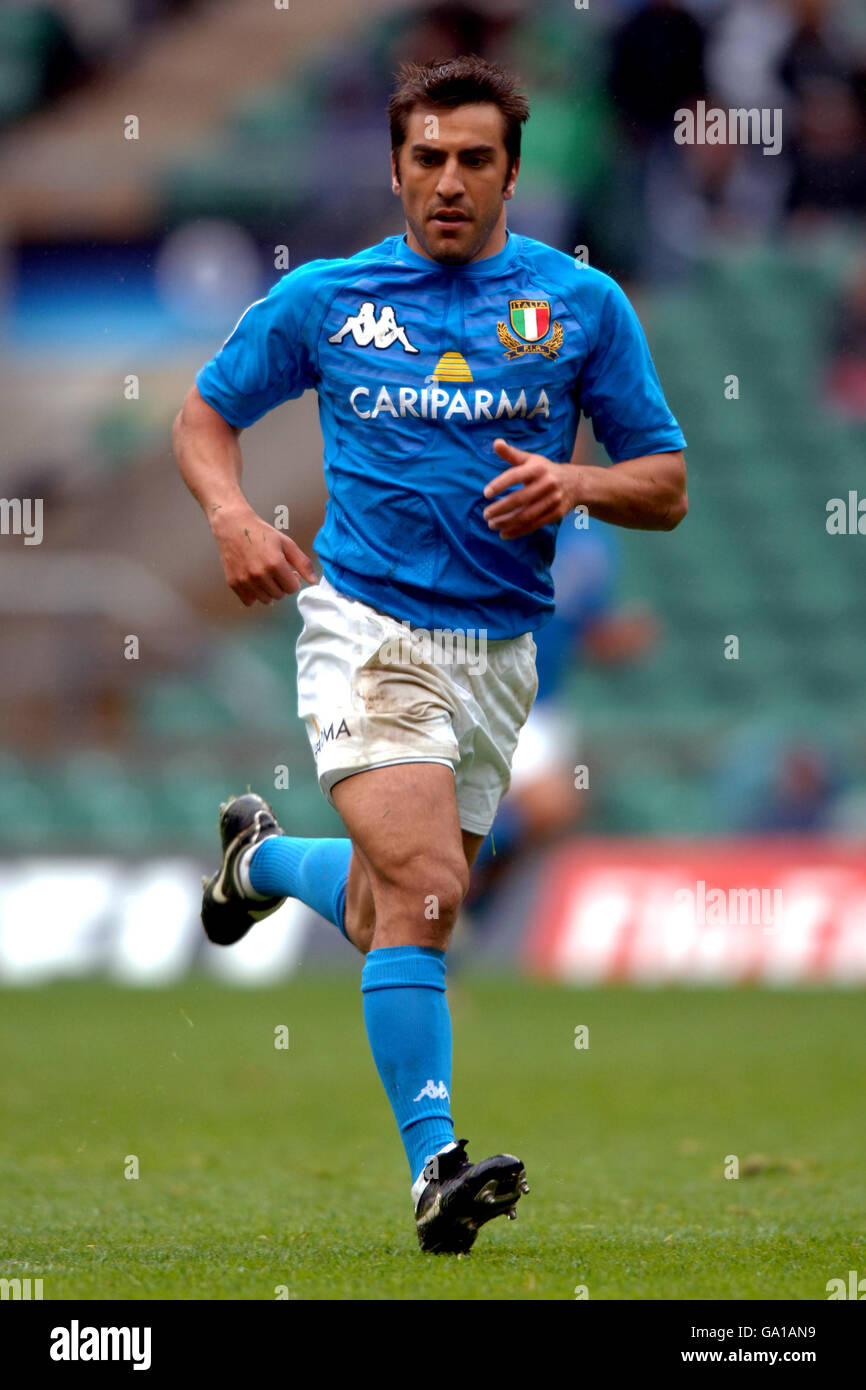 Rugby Union - Emirates Airline London Sevens - Italy v Portugal - Twickenham Stock Photo