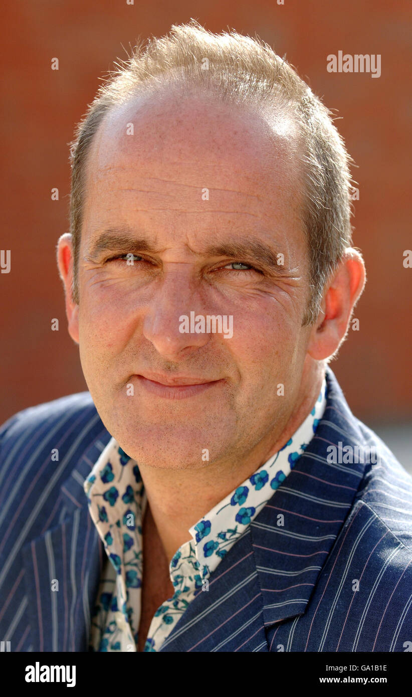 Grand Designs presenter Kevin McCloud at the Offsite 2007 show of which features highly energy efficient dwellings with innovative features. Stock Photo