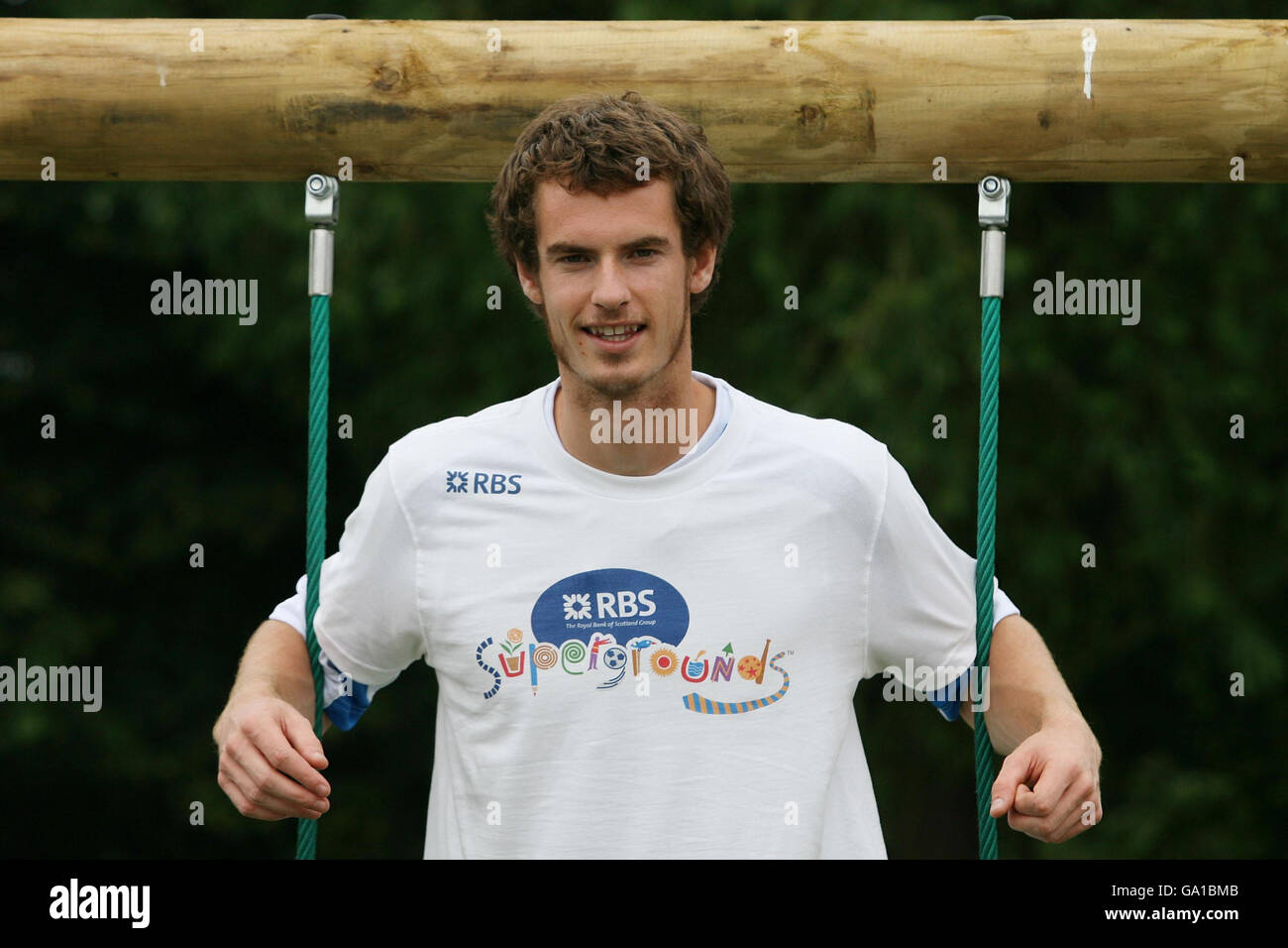 Britain's number one tennis player and RBS Ambassador, Andy Murray