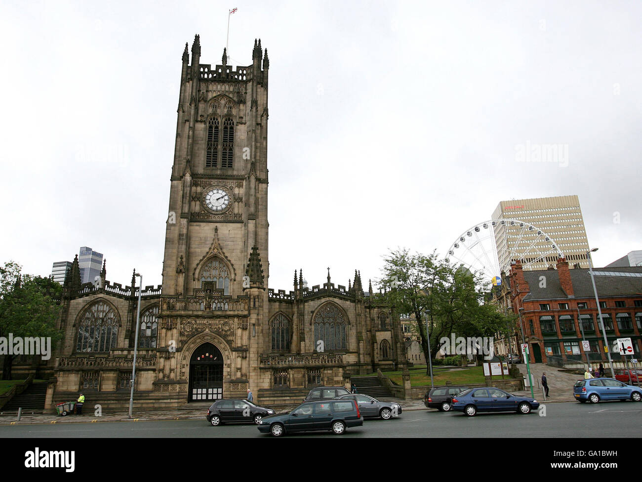 Manchester Cathedral stock Stock Photo - Alamy