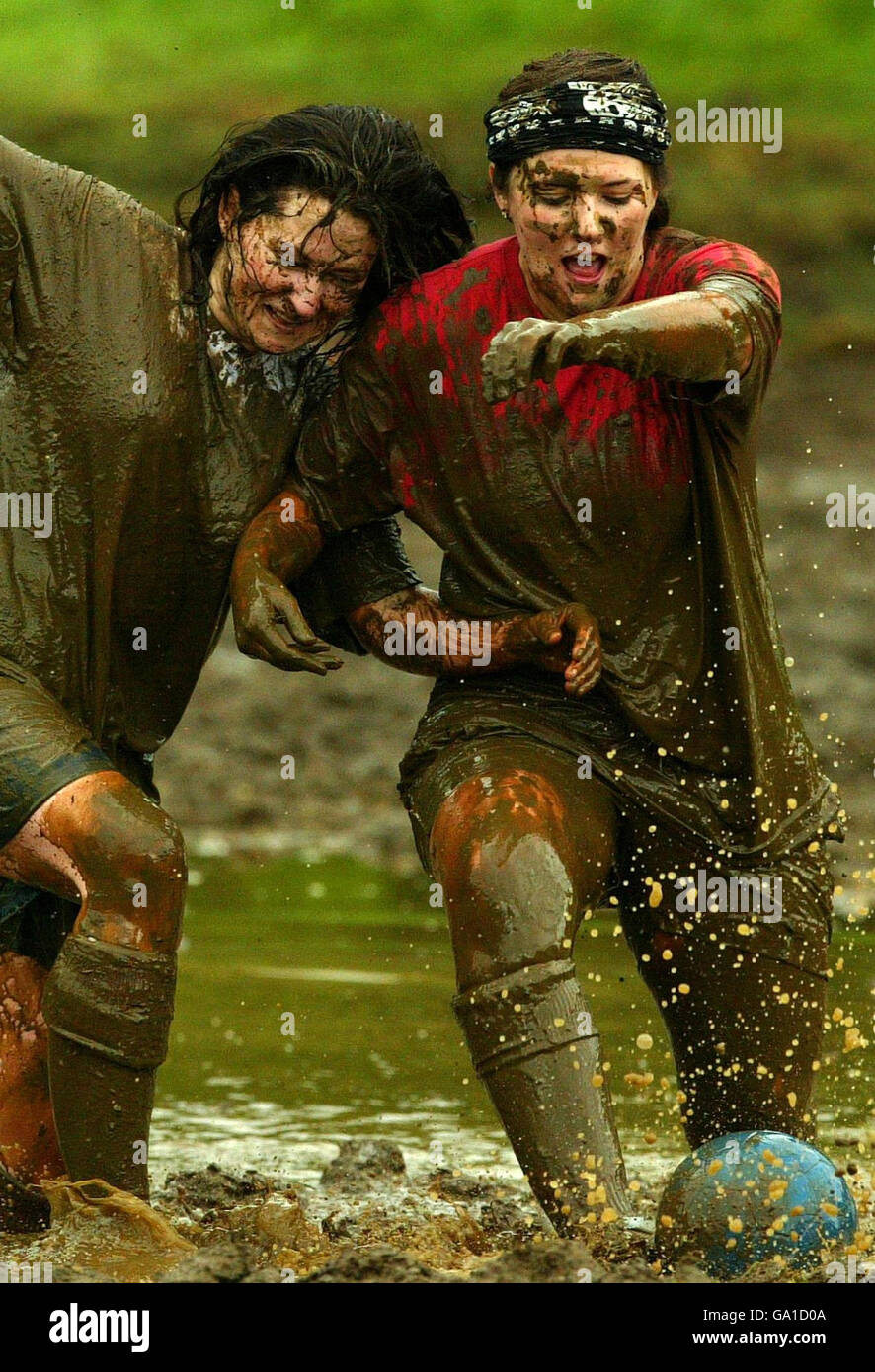 Swamp soccer championships Stock Photo Alamy