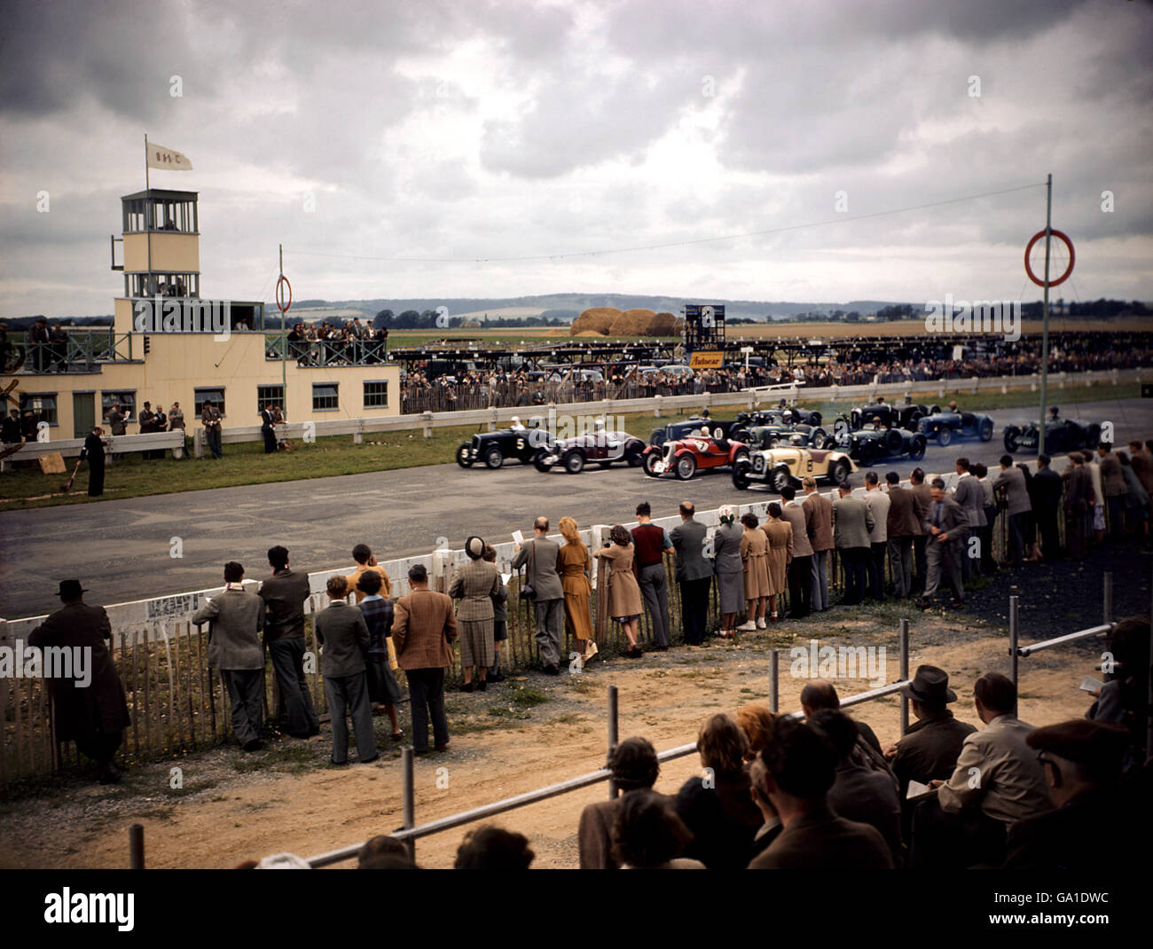 Motor Racing - Goodwood. The start of a five lap scratch race up to 1100cc Stock Photo