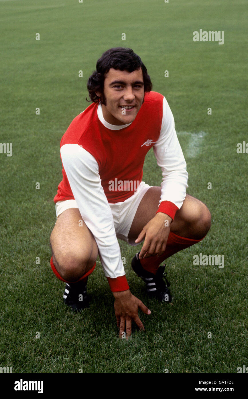 Soccer - Football League Division One - Arsenal Photocall. Ray Kennedy, Arsenal Stock Photo