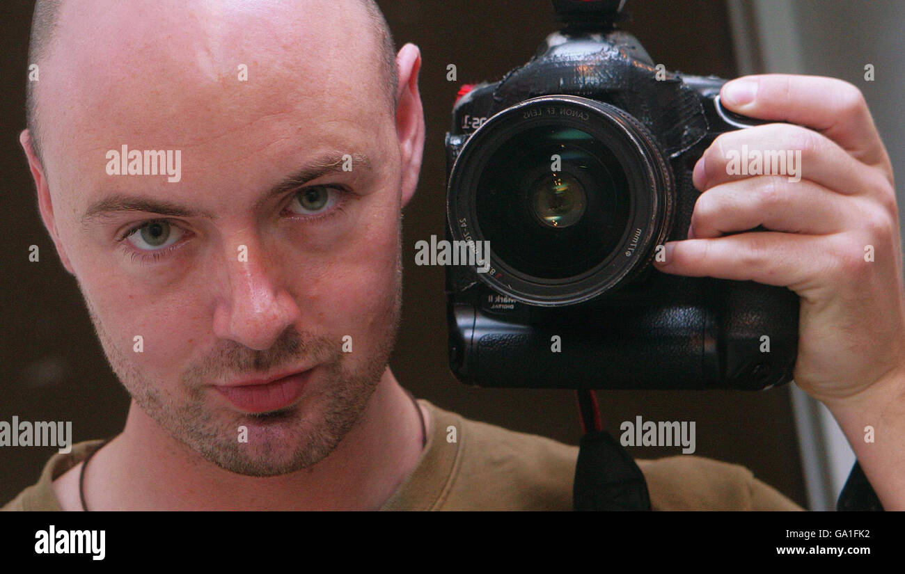 Undated picture of Press Association photographer Cathal McNaughton. Stock Photo