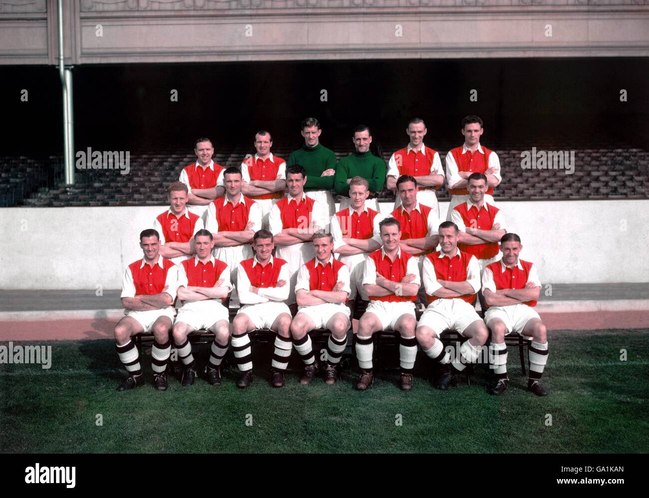 Soccer - Football League Division One - Arsenal Photocall. Arsenal squad 1949-50 Stock Photo