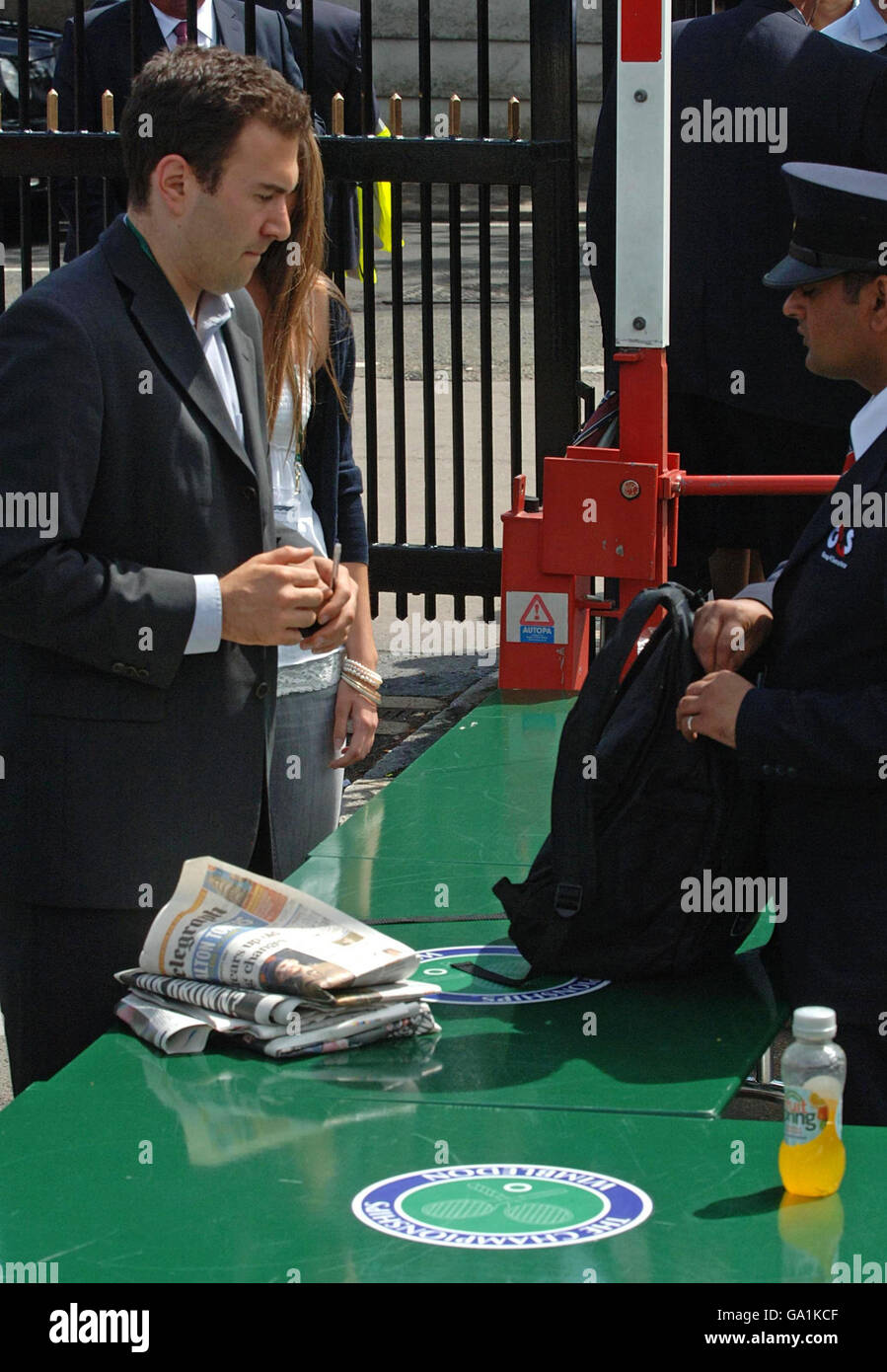 Wimbledon security hires stock photography and images Alamy