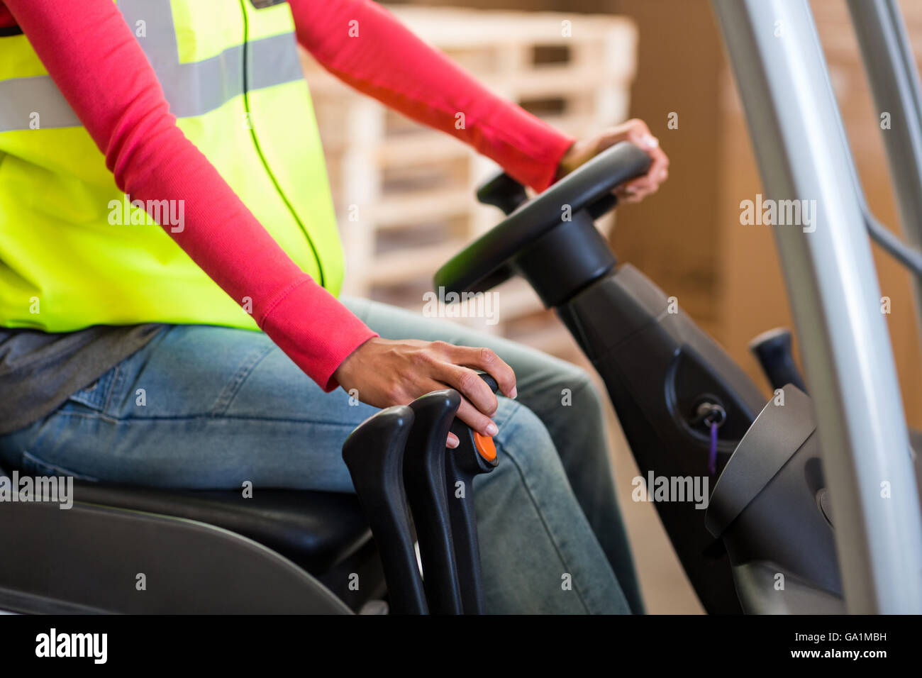 Pallet truck hires stock photography and images Alamy