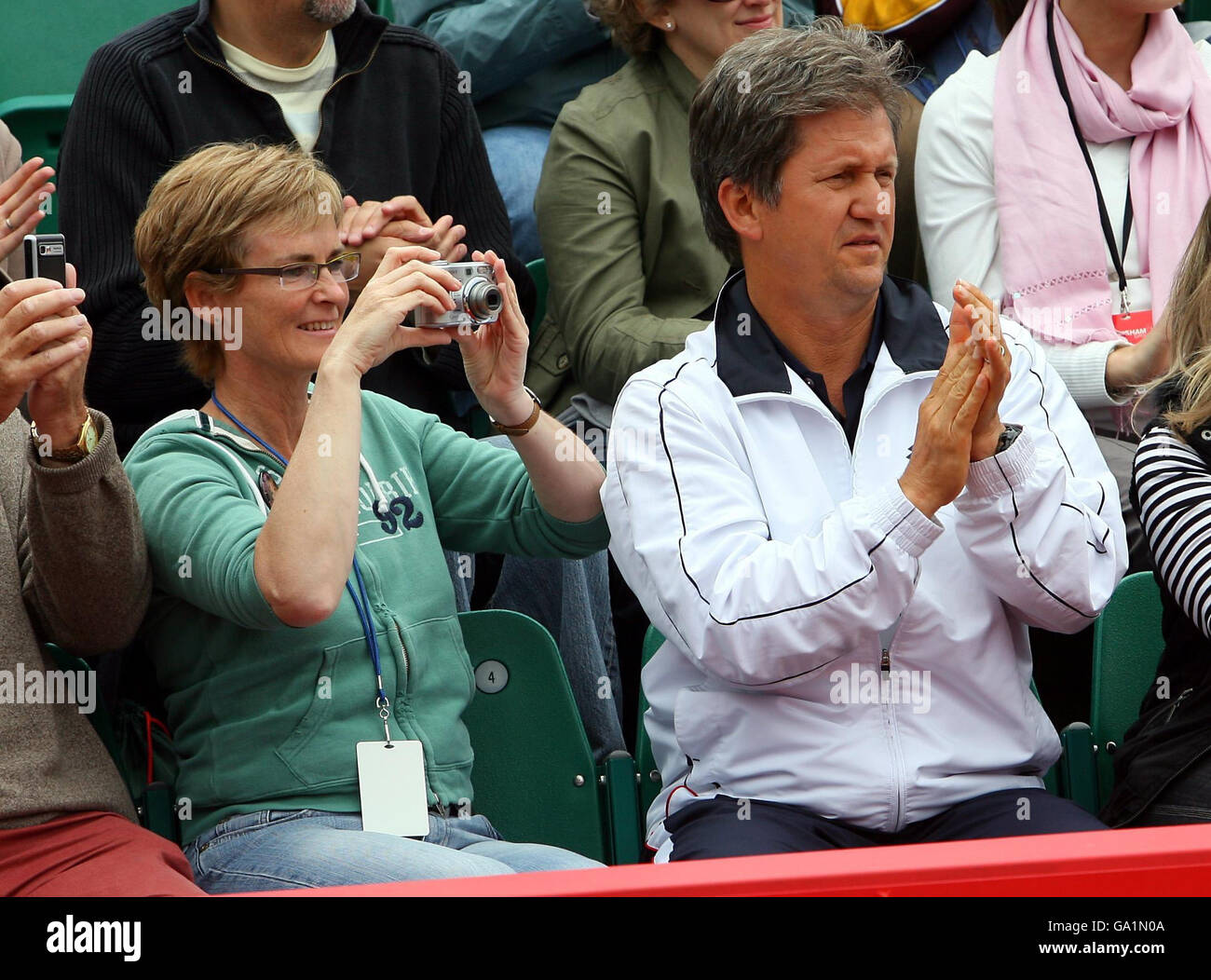 Tennis Nottingham Open City of Nottingham Tennis Centre Stock Photo