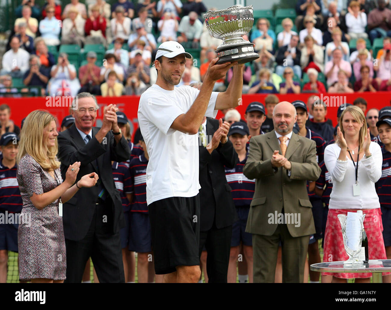 Tennis Nottingham Open City of Nottingham Tennis Centre Stock Photo