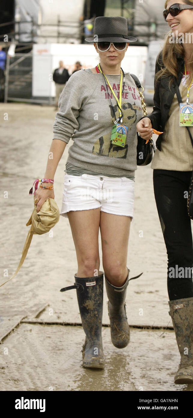 festival hunter boots gesteppt