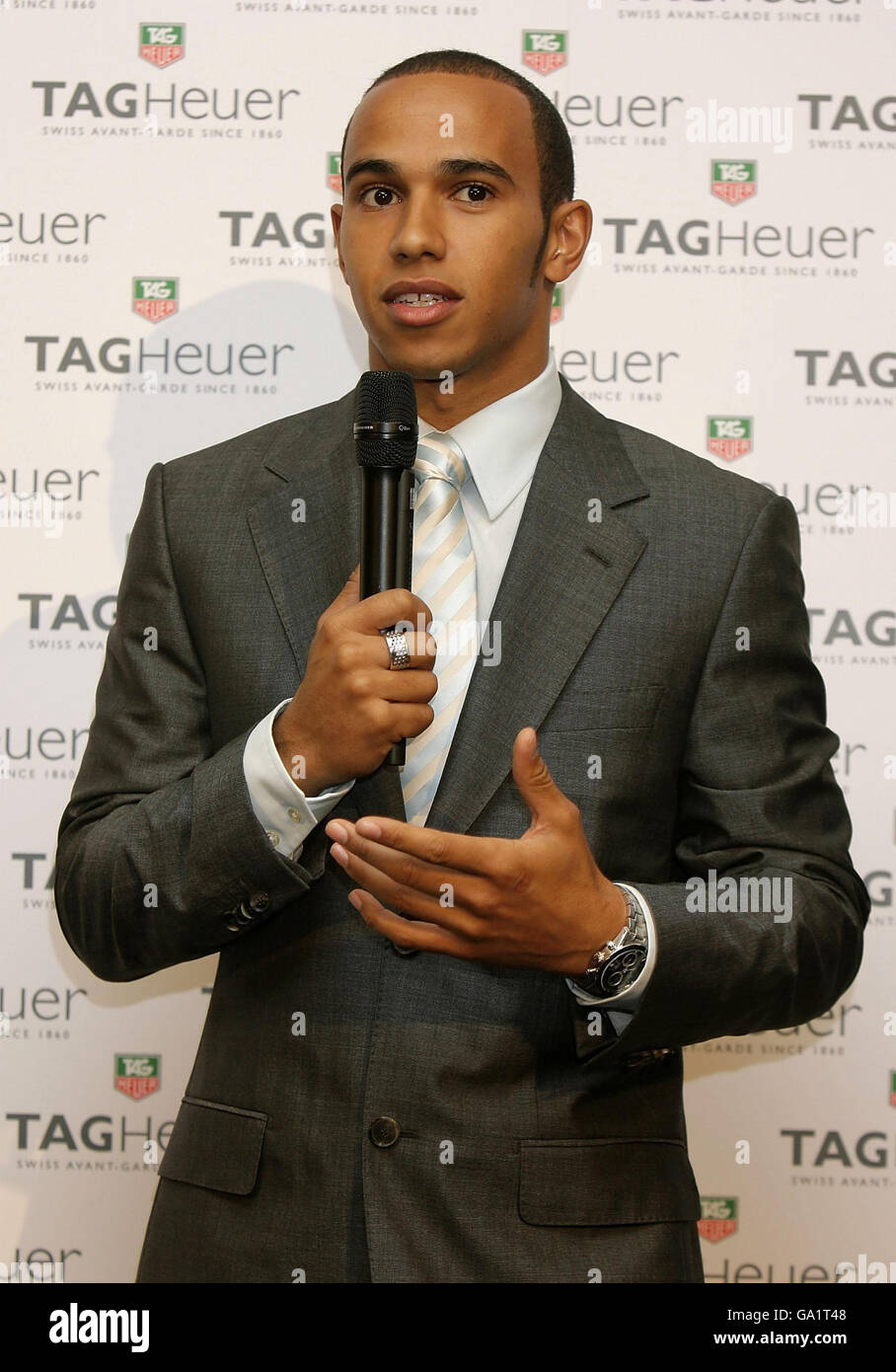 TAG Heuer Party for Lewis Hamilton London Stock Photo Alamy